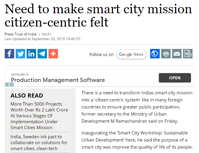 Smart City Mission