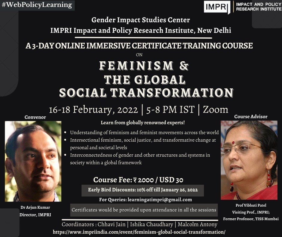 Feminism and the Global Social Transformation 1 Feminism and the Global Social Transformation