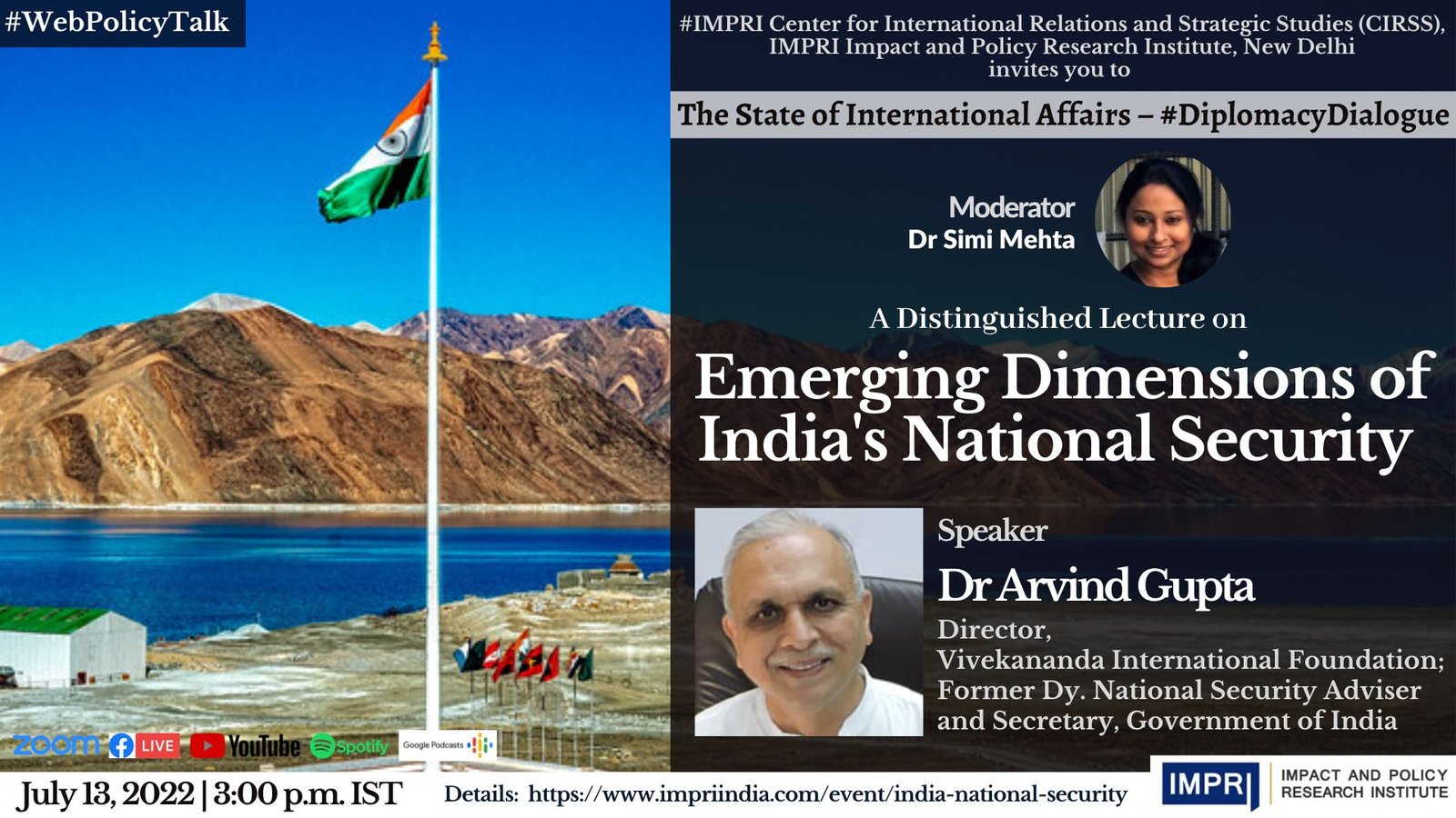 Emerging Dimensions of India’s National Security