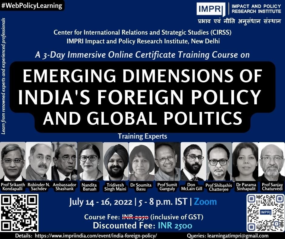 Emerging Dimensions of India’s Foreign Policy and Global Politics
