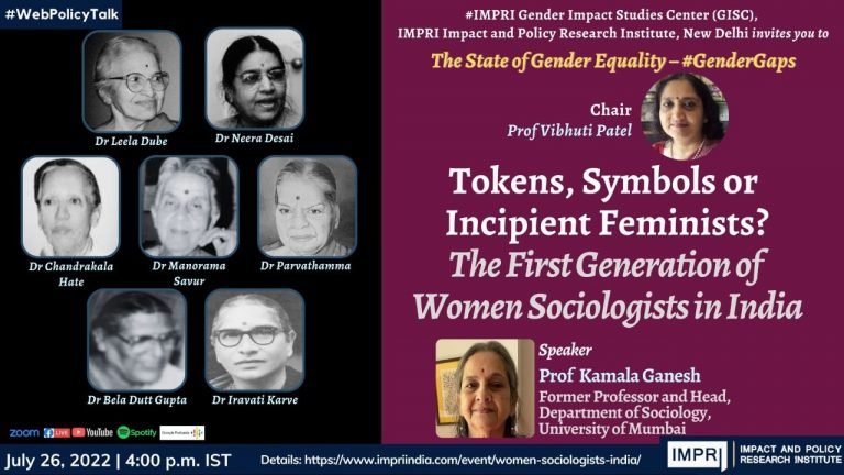 1st Generation Sociologist IMPRI