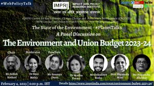 The Environment and Union Budget 2023-24 #PlanetTalks