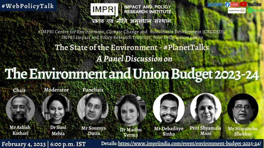 The Environment and Union Budget 2023-24