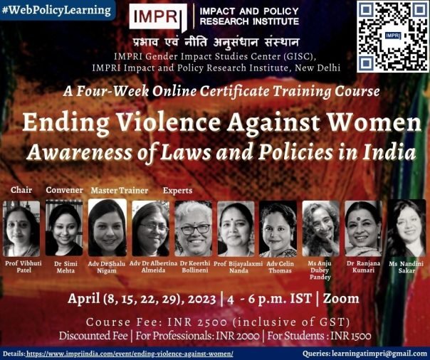 fb poster Ending Violence Against Women Awareness of Laws and Policies in India 2 e1687731066304