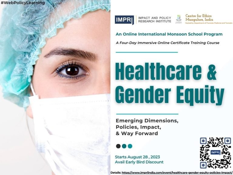 Healthcare Gender Equity Emerging Dimensions Policies Impact Way Forward 1