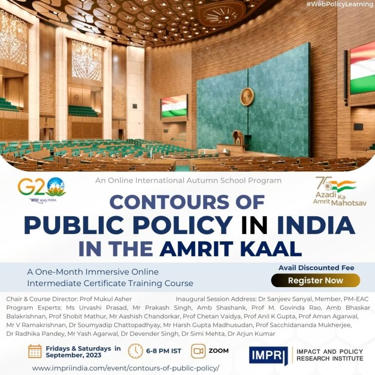 contours of public policy india amrit kaal 3