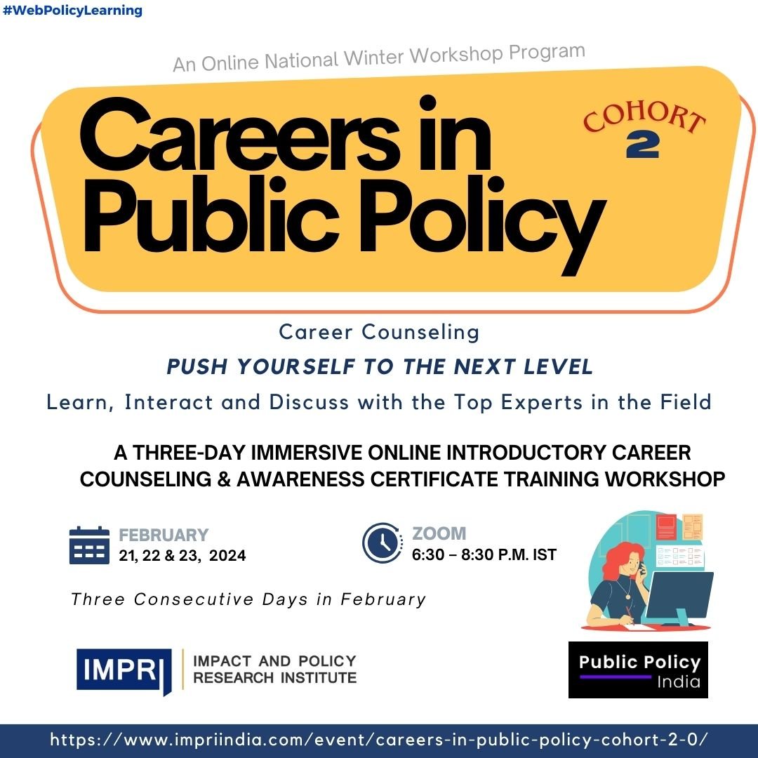 Careers in Public Policy- Cohort 2.0