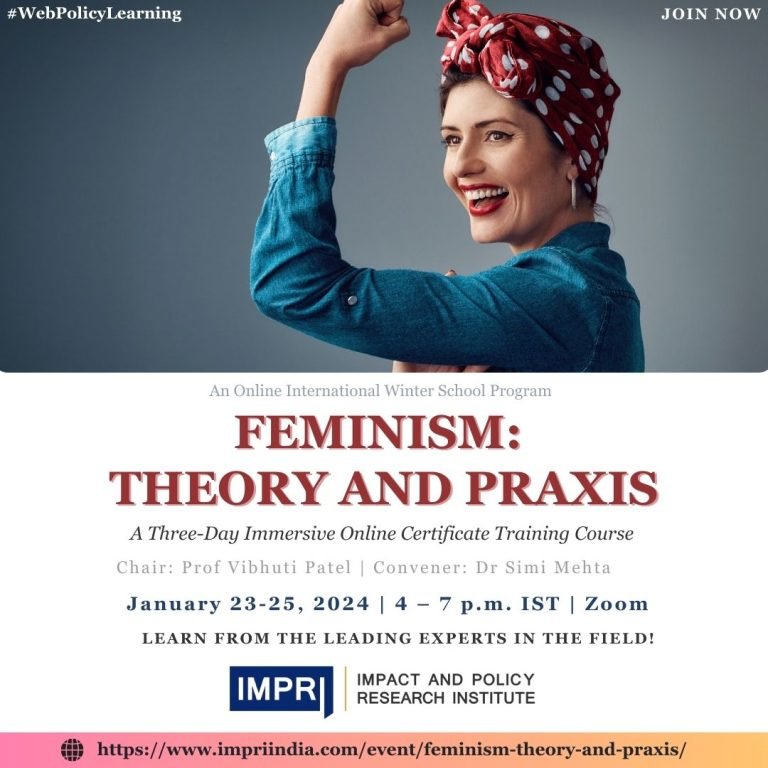 Participants List & Details: FEMINISM: Theory and Praxis 1 feminism theory praxis impri