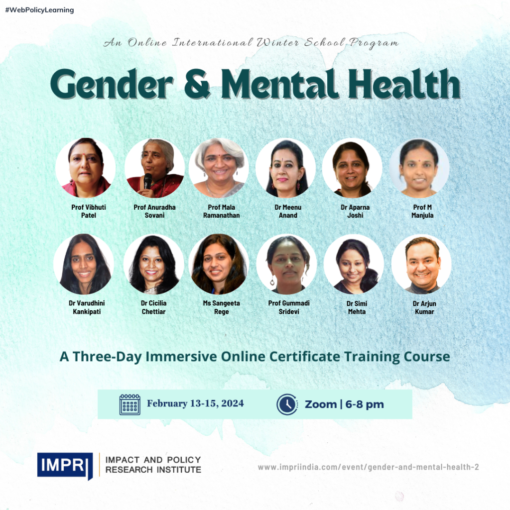 Gender and Mental Health 1