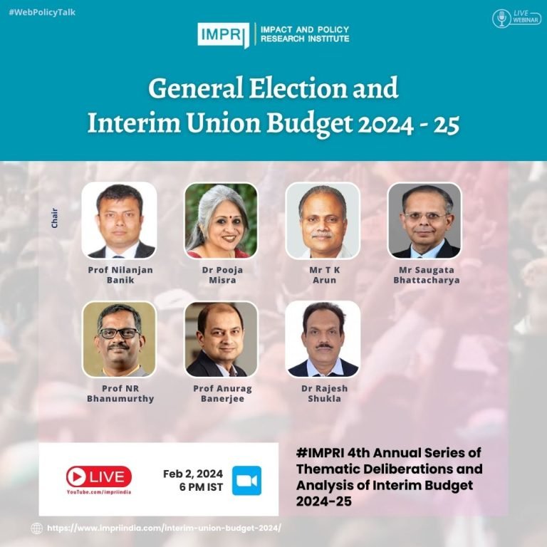 4th Annual Series of thematic deliberations on Union Budget 2024 25