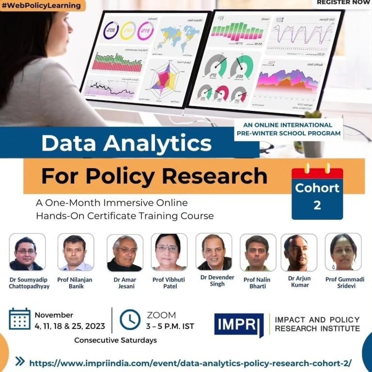 Key Insights from Data Analytics for Policy Research Training Course - Cohort 2 1 Key Insights from Data Analytics for Policy Research Training Course - Cohort 2