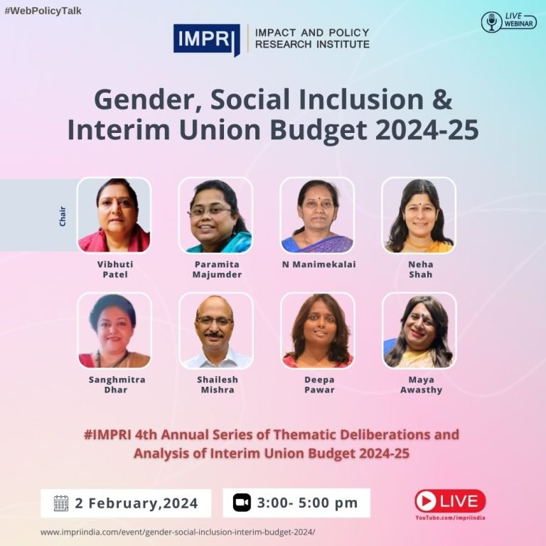 Gender Social Inclusion Interim Union Budget 2024 25