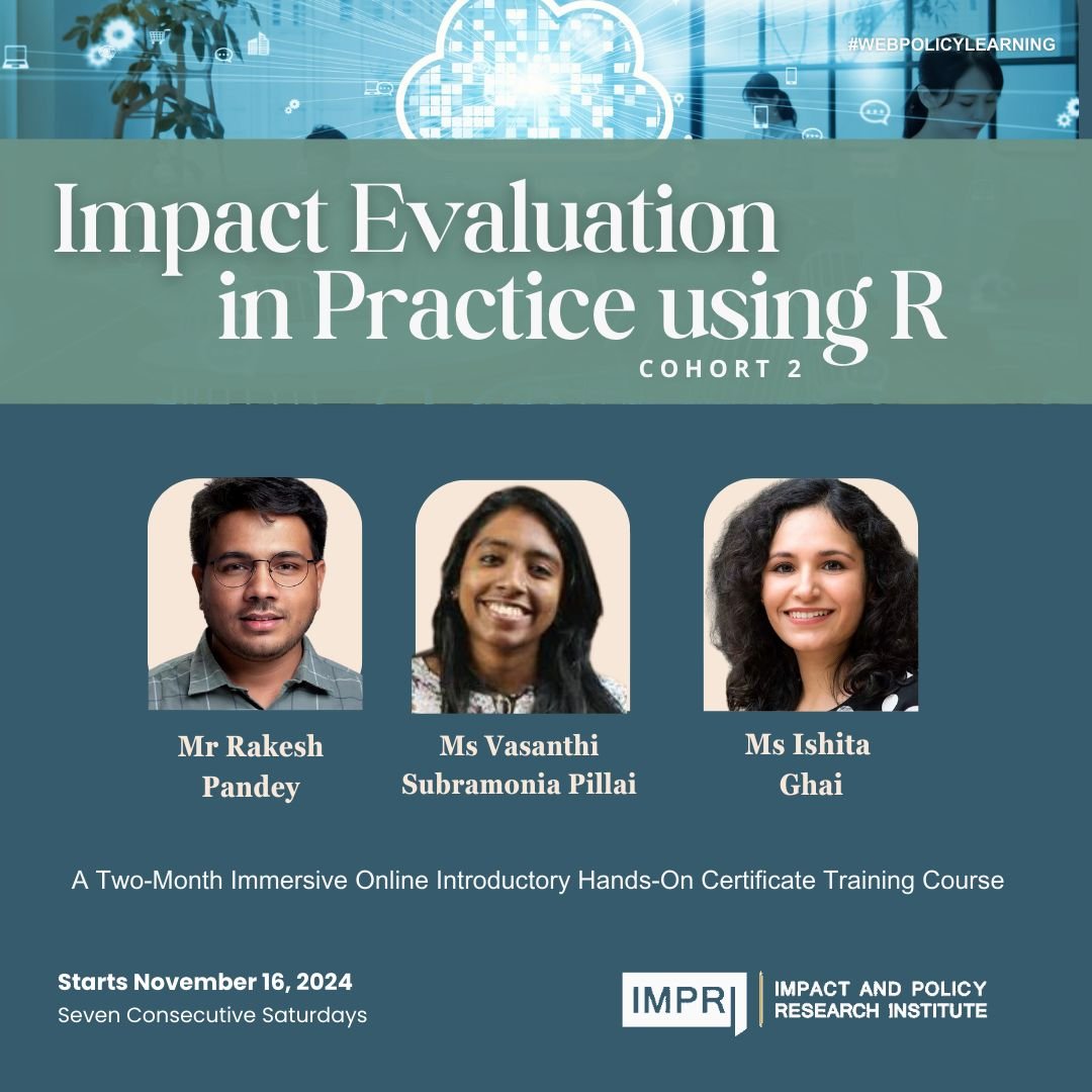 Impact Evaluation in Practice using R- Cohort 2.0