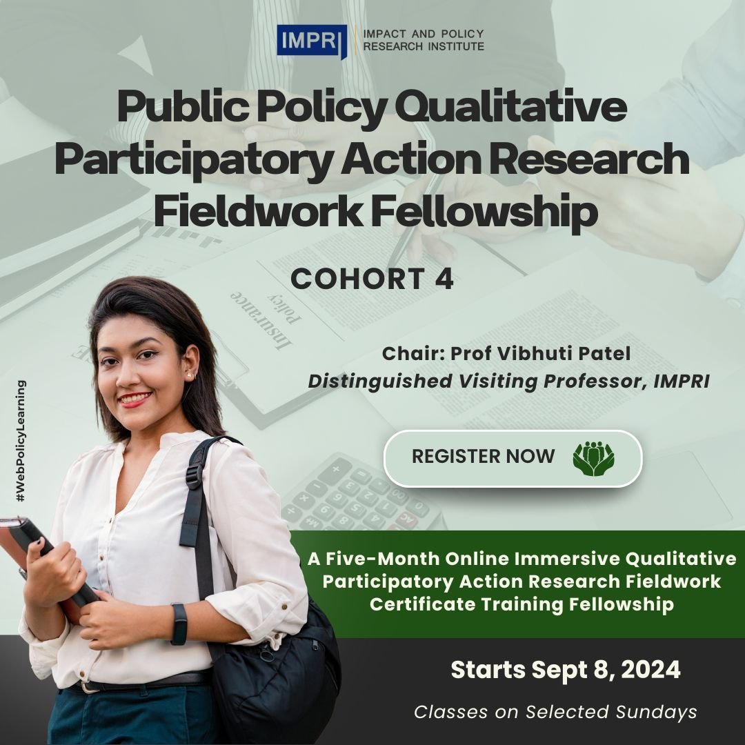 Public Policy Qualitative Participatory Action Research Fieldwork Fellowship- Cohort 4.0