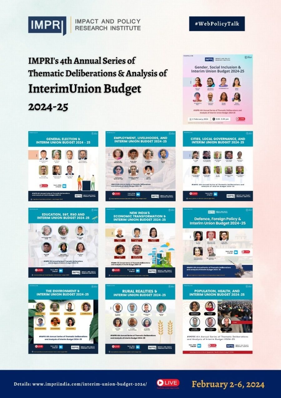 Annual Series of Thematic Deliberations on Union Interim Budget 2024-25