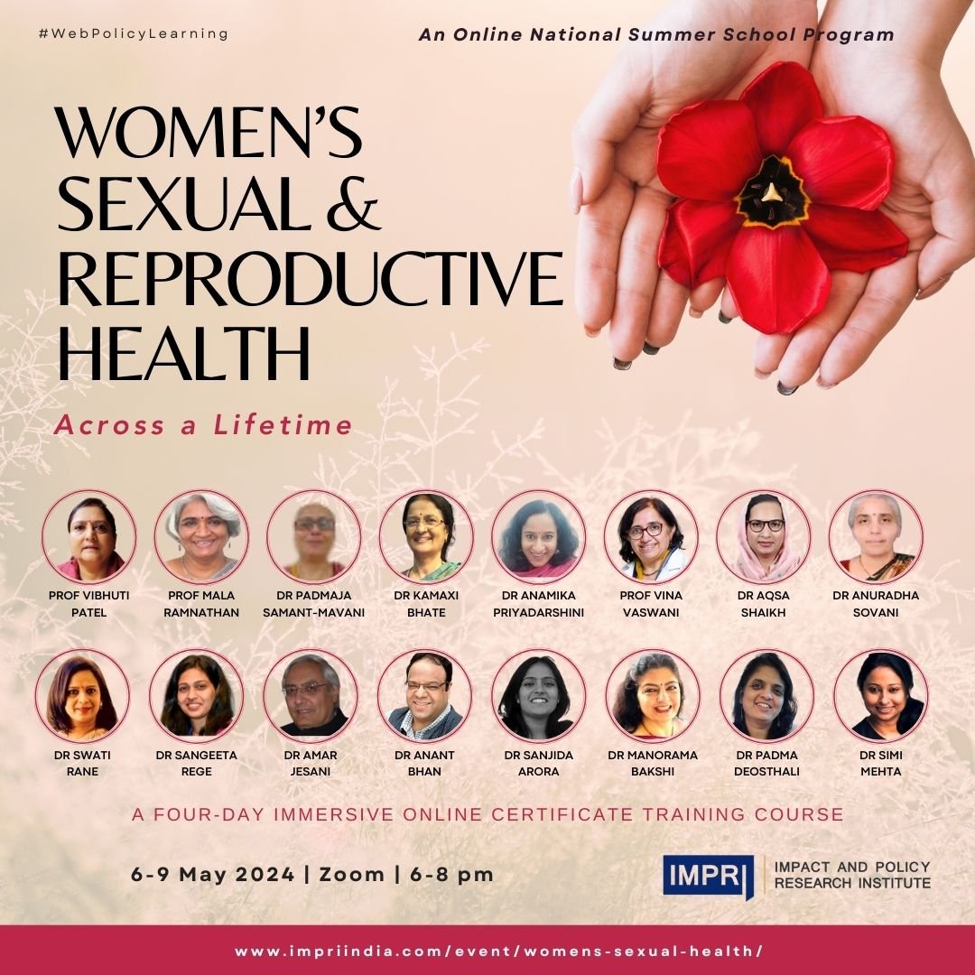 Participants List & Details: Women’s Sexual & Reproductive Health: Across a Lifetime