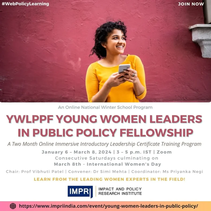 YWLPPF Young Women Leaders in Public Policy Fellowship