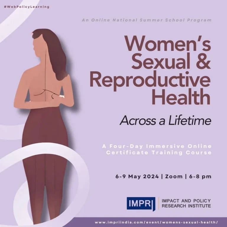 Women’s Sexual & Reproductive Health: Across a Lifetime