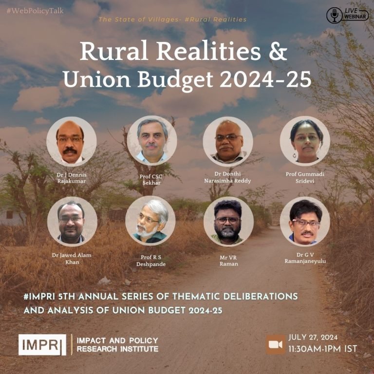 Rural Realities Union Budget 2024 25