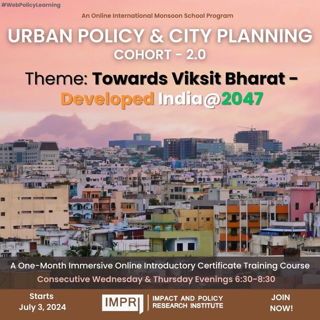 Event Report Urban Policy and City Planning- Cohort 2.0