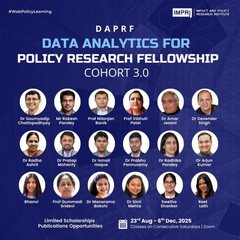 Fellows List & Details: DAPRF Data Analytics for Policy Research Fellowship- Cohort 3.0 1 DAPRF3 Panel