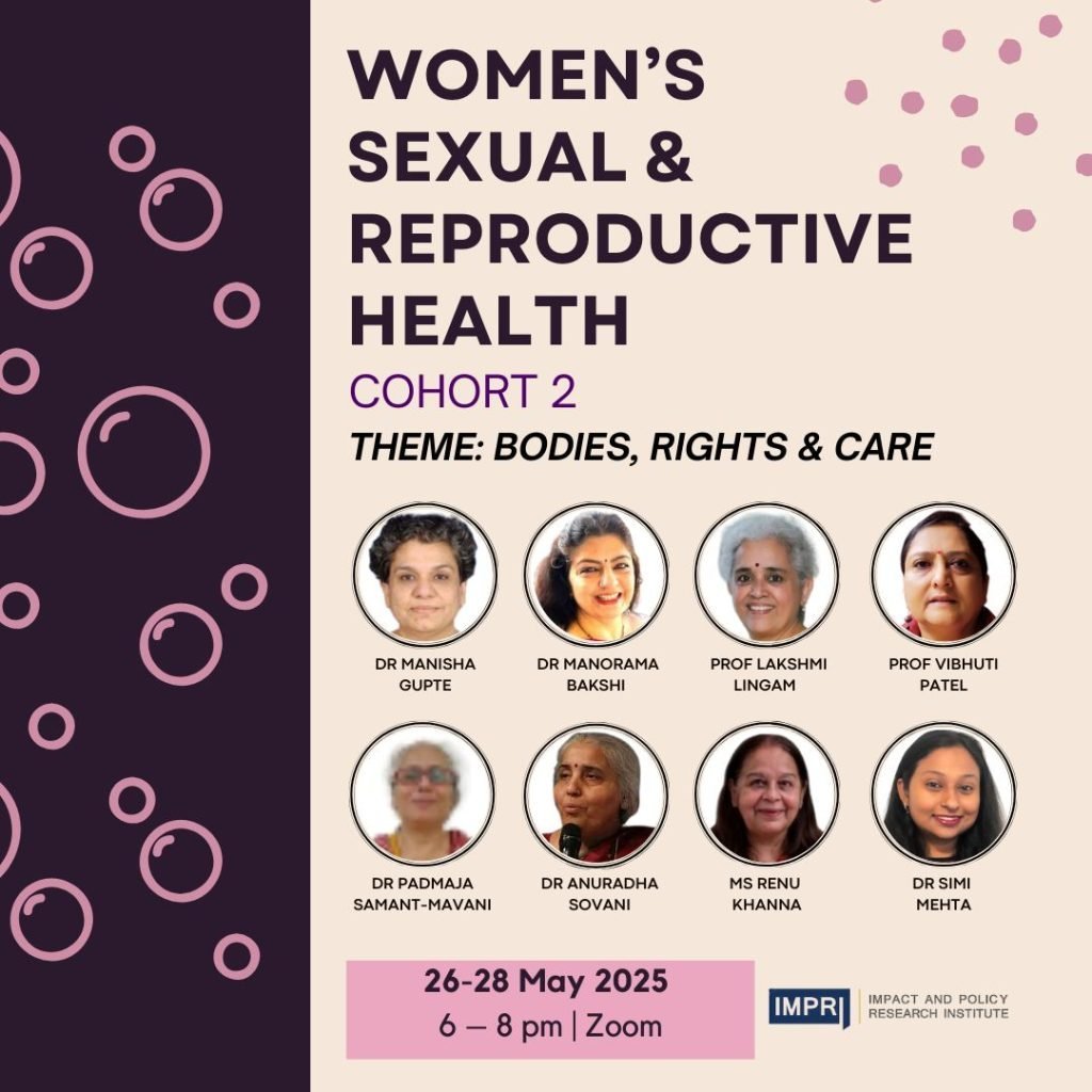 Women’s Sexual & Reproductive Health: Cohort 2 | Theme: Bodies, Rights & Care 3 WSRH 2 panel