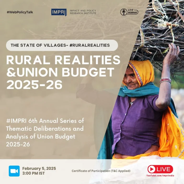 Rural Realities and Union Budget 2025-26