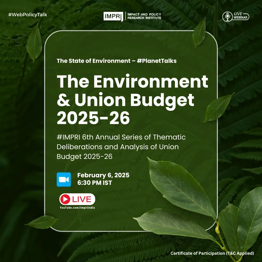 The Environment and the Union Budget 2025-26