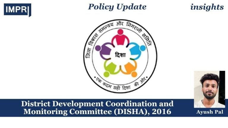 District Development Coordination and Monitoring Committee (DISHA), 2016 6 District Development Coordination and Monitoring Committee (DISHA), 2016