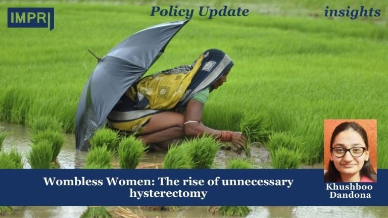 Wombless women: the rise of unnecessary hysterectomy and the cost of working in the informal economy