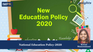 NATIONAL EDUCATION POLICY-2020