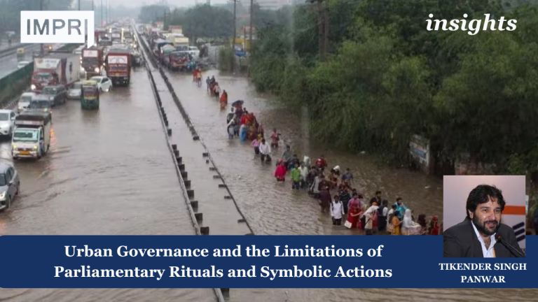 Urban Governance and the Limitations of Parliamentary Rituals and Symbolic Actions 6 Copy of Insights 4