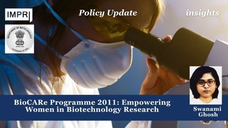 BioCARe Programme 2011: Empowering Women in Biotechnology Research