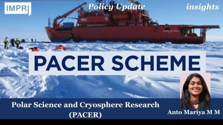 Polar Science and Cryosphere Research (PACER) 3 Polar Science and Cryosphere Research (PACER)