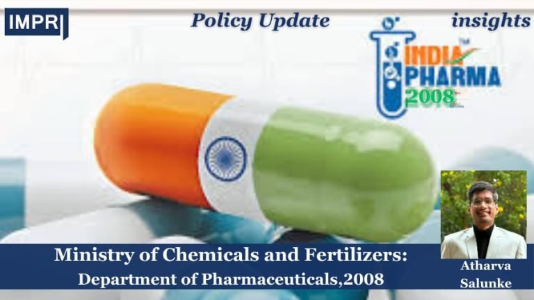 Department of Pharmaceuticals,2008