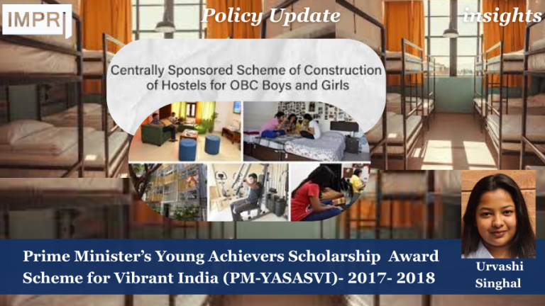 Prime Ministers Young Achievers Scholarship Award Scheme for Vibrant India (PM-YASASVI)-2017-2018 1 PM-YASASVI
