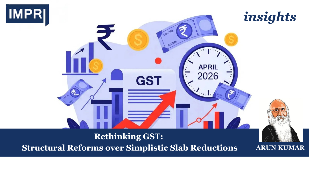 Center for the Study of Finance and Economics (CSFE) 6 Rethinking GST: Structural Reforms over Simplistic Slab Reductions