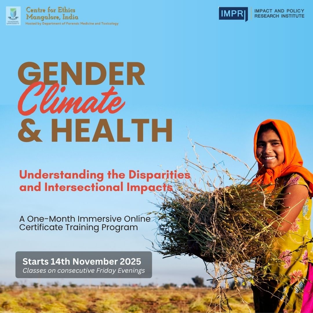 Gender, Climate and Health: Understanding the Disparities and Intersectional Impacts