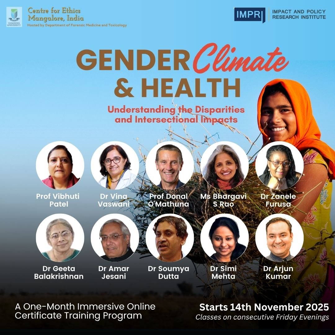 Gender, Climate and Health: Understanding the Disparities and Intersectional Impacts