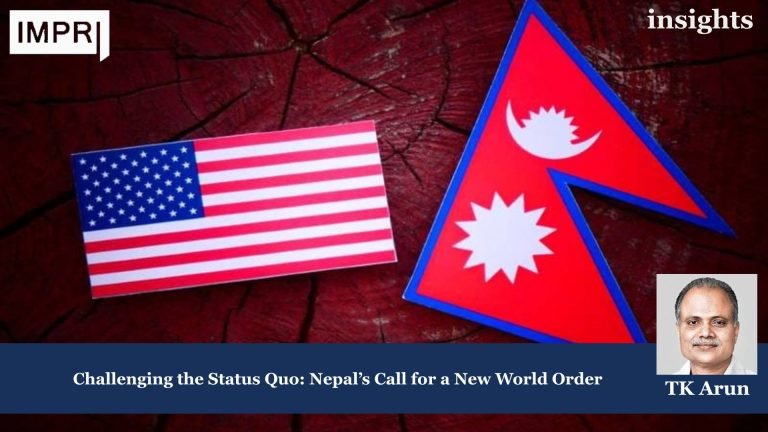 Challenging the Status Quo: Nepal’s Call for a New World Order 4 US
