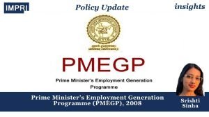 Prime Minister’s Employment Generation Programme (PMEGP), 2008