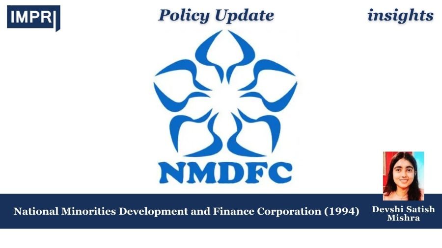 Center for the Study of Finance and Economics (CSFE) 6 National Minorities Development and Finance Corporation (1994)