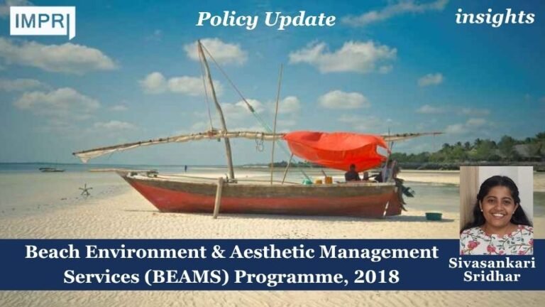 Beach Environment & Aesthetic Management Services (BEAMS) Programme, 2018 5 Beach Environment & Aesthetic Management Services (BEAMS) Programme