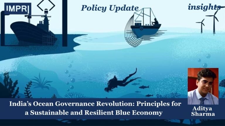 India’s Ocean Governance Revolution:Principles for a Sustainable and Resilient Blue Economy 4 PU insights poster 3