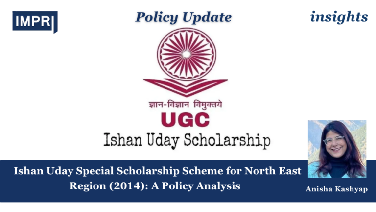 Ishan Uday Special Scholarship Scheme for North East Region (2014): A Policy Analysis 7 PU insights poster 6