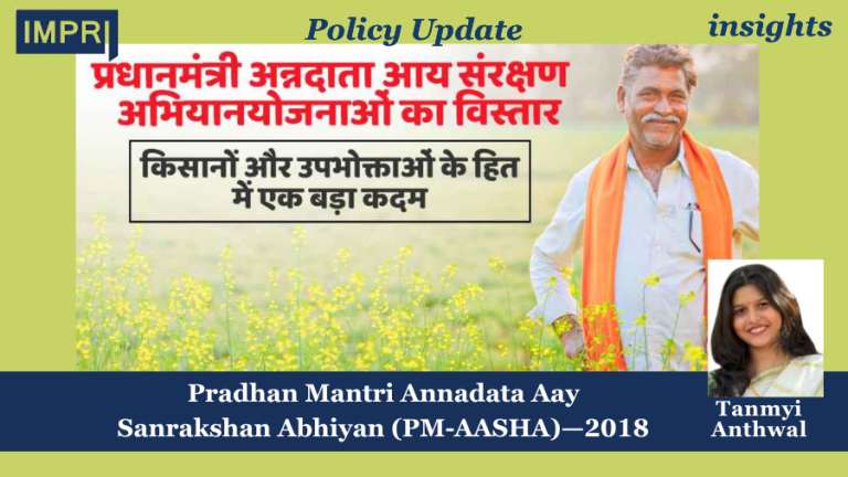 Pradhan Mantri Annadata Aay Sanrakshan Abhiyan (PM-AASHA)—2018 7 Aash