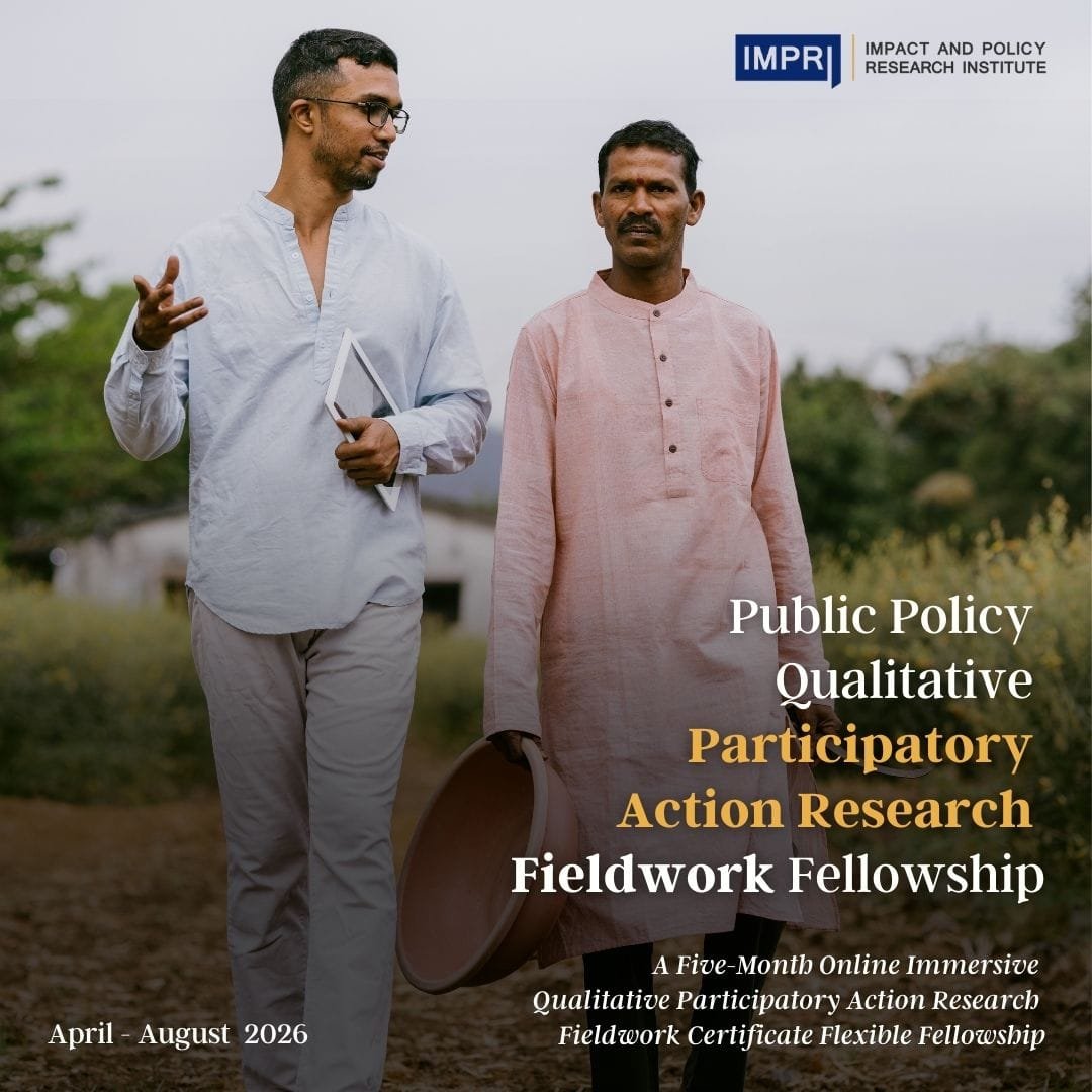 Public Policy Qualitative Participatory Action Research Fieldwork Fellowship- Cohort 7.0 1 Public Policy Qualitative Participatory Action Research Fieldwork Fellowship- Cohort 7.0