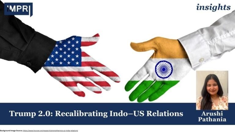 Trump 2.0: Recalibrating Indo–US Relations 5 Trump