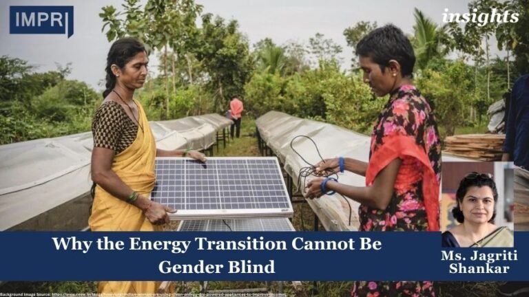 Why the Energy Transition Cannot Be Gender Blind 6 Energy