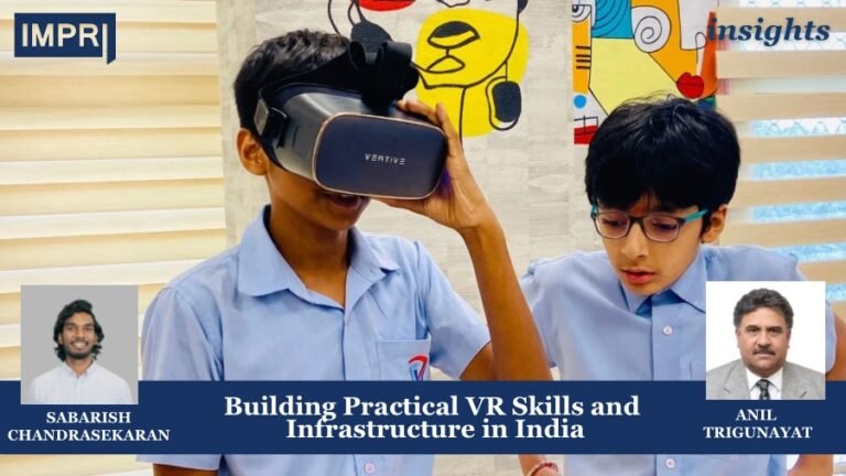 Building Practical VR Skills and Infrastructure in India 5 Building Practical VR Skills and Infrastructure in India